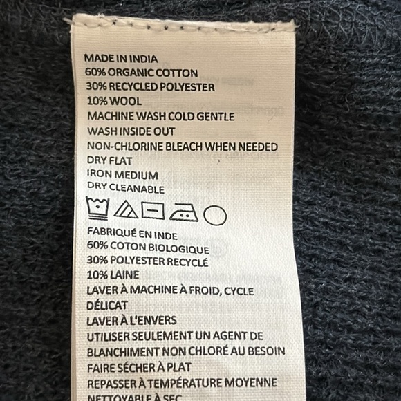 PRANA MILANI HENLEY Merino wool Top Waffle - Picture 6 of 6